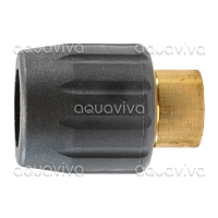 Форсункодержатель Kärcher, вх. 1/4"г, вых. накидная гайка для прижимной форсунки, латунь Форсункодержатель Kärcher, вх. 1/4"г, вых. накидная гайка для прижимной форсунки, латунь