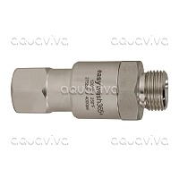 Поворотное устройство прямое easywash365+, 275 бар, DN6, вх.3/8"ш, вых.1/4"г, нерж. сталь/никелированная латунь Поворотное устройство прямое easywash365+, 275 бар, DN6, вх.3/8"ш, вых.1/4"г, нерж. сталь/никелированная латунь